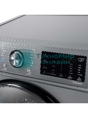 Стиральная машина Бирюса WM-SL1014/15 M металлический, загрузка фронтальная 10 кг, 1400 об/мин, класс А+++