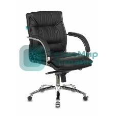 Кресло Бюрократ T-9927SL-LOW/BLACK черный, кожа
