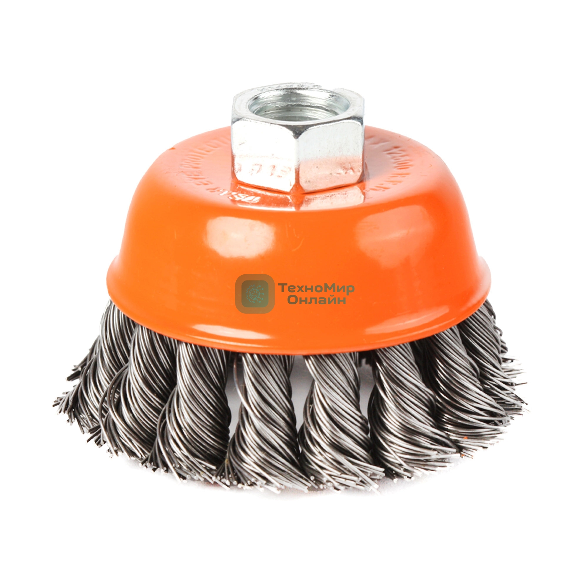 Щетка EDGE by PATRIOT чашеобразная 75ммХМ14 витая проволока