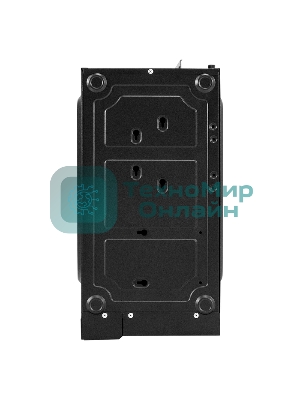 Компьютерный корпус Miditower ExeGate AA-443-UNS500 (ATX, БП UNS500 с вент. 12см, 2хUSB+HD Audio, черный)