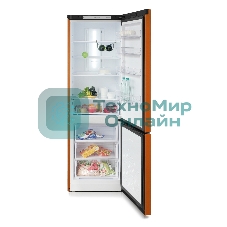 Холодильник Бирюса Б-T960NF оранжевый двухкамерный 240/100 л морозилка снизу, No Frost