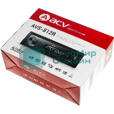 Автомагнитола ACV AVS-812R, 1 DIN, USB Type-A, AUX