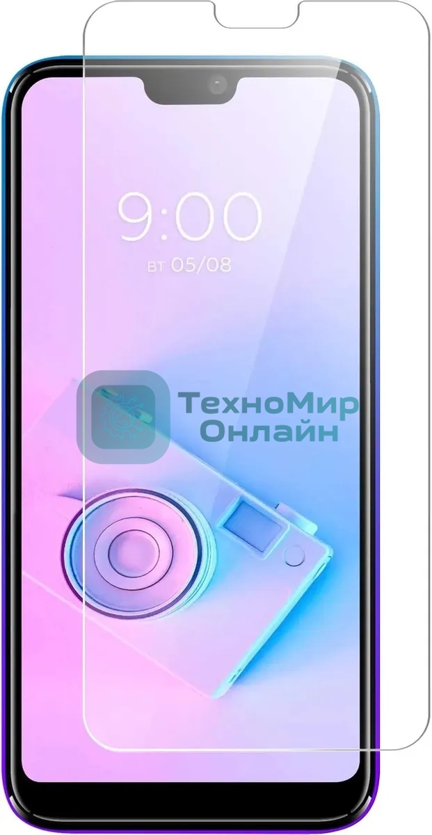 Защитное стекло для экрана BoraSCO Hybrid Glass для BQ Magic S гибридная