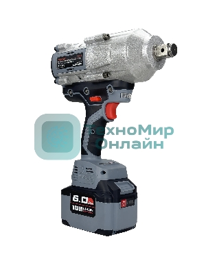 Аккумуляторный гайковерт бесщеточный ударный ProfiPower T-2000N (Li-ion-1шт, 6.0А·ч, 2000Нм, адаптер переходника, З/У, в кейсе)