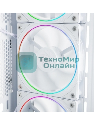 Кулер для корпуса Thermalright TL-S12RW Reverse (120x120x25mm, 4-pin PWM, ARGB, 47.6CFM, 23.2dBA, 1500RPM, White)