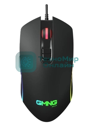 Мышь проводная GMNG 730GM черный, 12000 dpi, USB, кнопки - 7