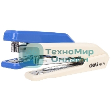 Степлер Deli E0271 Essential N10 (15 листов), ассорти, 50 скоб, закрытый, коробка