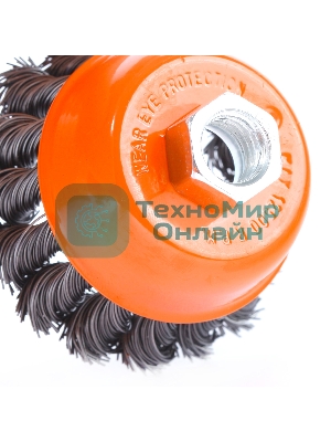 Щетка EDGE by PATRIOT чашеобразная 75ммХМ14 витая проволока