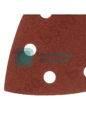 Треугольник абразивный Denzel на ворc. подложке под 