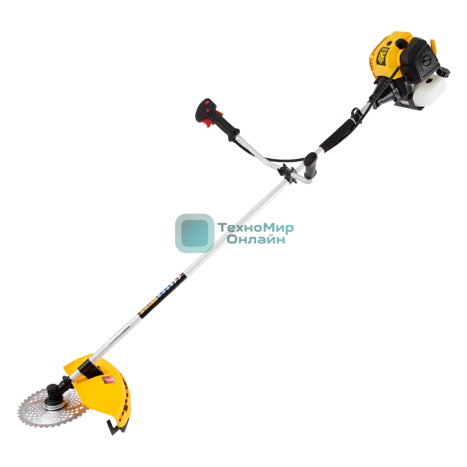 Триммер Denzel DT 43 бензиновый 43см3 2.5 лс. неразъемная штанга состоит из 2 частей