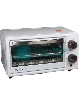 Мини-печь Великие Реки Воронеж-5, 900 Вт, 9 литров, таймер на 60 минут, функции духовки, гриля, тостера, быстрый нагрев, компактный размер