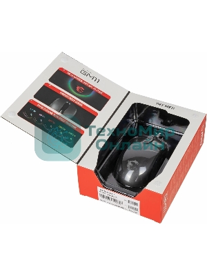 Мышь проводная MSI Clutch GM11 черный, 5000 dpi, USB, кнопки - 6