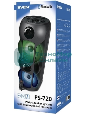 Мобильные колонки SVEN PS-720 2.0 черные
