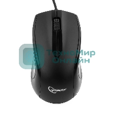 Мышь проводная Gembird MUSOPTI9-905U черный, 1000 dpi, USB, кнопки - 3