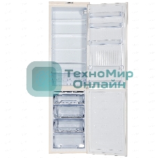 Холодильник DON R-299 S слоновая кость двухкамерный 259/140л морозилка снизу