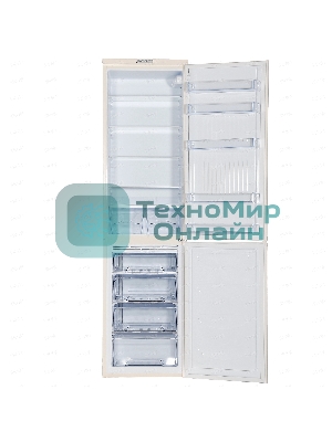 Холодильник DON R-299 S слоновая кость двухкамерный 259/140л морозилка снизу