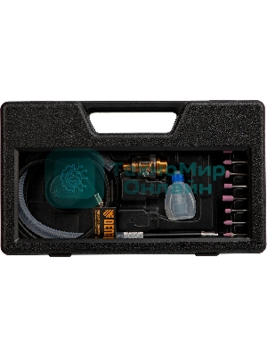 Прямошлифовальная машина (гравер) пневматический Denzel PE54000, 54000 об/мин, 3 мм, 57 л/мин