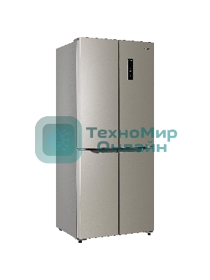 Холодильник Бирюса CD 405 I нержавеющая сталь двухкамерный 289/130л морозилка снизу Side by Side