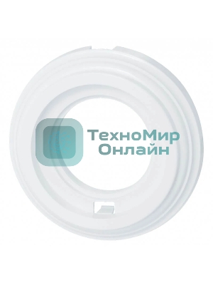 Рамка Bironi BF1-610-21 1-м Лизетта ретро ABS-пластик белый