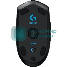 Мышь беспроводная Logitech G304 Lightspeed черный, 12000 dpi, радиоканал, USB, кнопки - 6