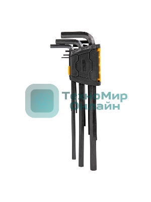 Ключи Deli Набор шестигранных ключей сверхдлинных Deli DL231309H 9 шт размеры 1,5,2,2,5,3,4,5,6,8,10мм, пластиковый держатель