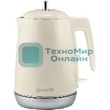 Чайник электрический Gorenje K15RL 1.7 л, 2200 Вт, бежевый (корпус: металл/пластик)