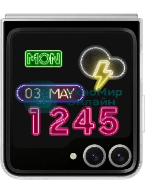 Чехол (клип-кейс) Samsung для Samsung Galaxy Z Flip6 Flipsuit Case Flip 6 (F741) прозрачный/прозрачный (EF-ZF741CTEGRU)