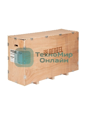 Компрессор безмасл. малошумн. Denzel DLP-4500/150, 4,5 кВт, 3х1,5 кВт,150 л, 2850 об/мин,750 л/мин