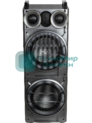 Минисистема SUPRA SMB-2150 черный 1200Вт FM USB BT SD (в комплекте: активн.+пассив.колонки)