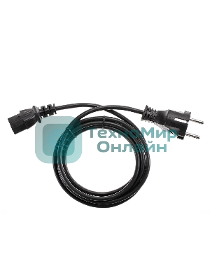 Кабель компьютер - розетка 1,5 м 220V (Европейский стандарт) VCOM/TELECOM