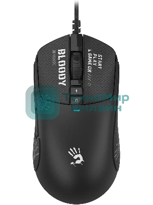 Мышь проводная A4Tech Bloody W72 Ultra черный, 20000 dpi, USB, кнопки - 7
