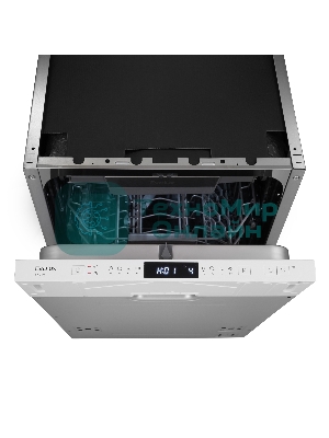 Встраиваемая посудомоечная машина Evelux BD 4502, белый, 44.8 см, 10 компл., 47 дБ, класс A++