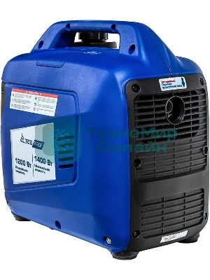 Электрогенератор бензиновый инверторный ТСС SGG 1400Si, 1.4 кВт, 56 дБ, 10.5 кг