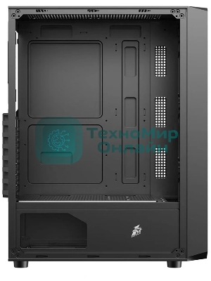 Компьютерный корпус 1STPLAYER FD3 Black, ATX, 4x120мм LED fans inc.