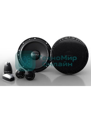 Колонки автомобильные Prology CX-65CS 180Вт 90дБ 4Ом 16см (6.5дюйм) (ком.:2кол.) компонентные двухполосные