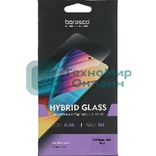 Защитное стекло для экрана BoraSCO Hybrid Glass для ZTE Blade A31 Plus антиблик, 71 х 153 мм, 2.5D, прозрачный