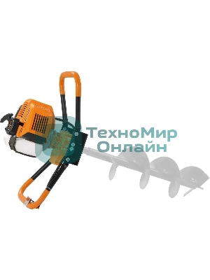 Мотобур Carver AG-43/000 бытовой 2-х такт. 1250Вт 1.7л.с. 43см3 6500об/мин