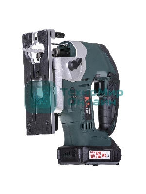 Лобзик электрический профессиональный бесщеточный KLPRO KLDT18B-20 (18В, Li-ion-2шт, 2.0А·ч, патрубок для пылесоса, полотна (дерево/металл, З/У, кейс)