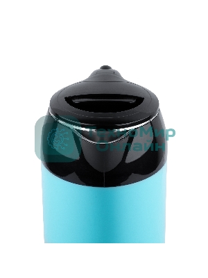 Чайник электрический BBK EK1709P черный/бирюзовый