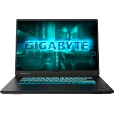 Ноутбук Gigabyte Gaming A16 GA6H черный Intel Core i7 13620H 2400MHz/16