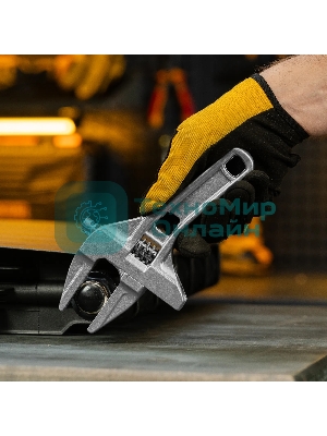 Ключ разводной Denzel 205 мм, алюминиевый