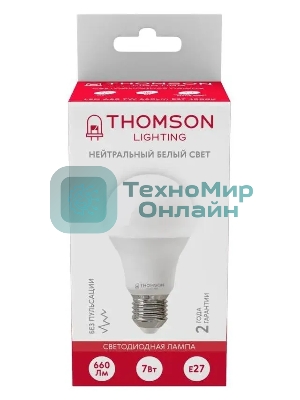 Лампа светодиодная Hiper TH-B2002 THOMSON LED A60 7W 660Lm E27 4000K