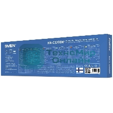 Комплект клавиатура + мышь SVEN KB-C3200W беспроводные клавиатура и мышь, черные