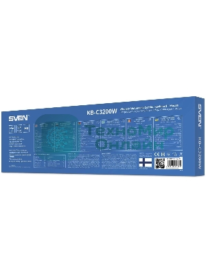 Комплект клавиатура + мышь SVEN KB-C3200W беспроводные клавиатура и мышь, черные