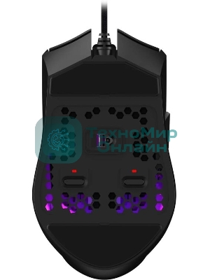 Мышь проводная A4Tech Bloody L65 Max черный/фиолетовый, 12000 dpi, USB, кнопки - 7