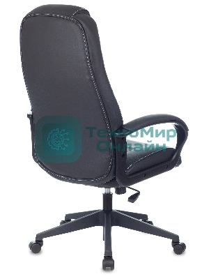 Кресло игровое Zombie 8 черный, искусственная кожа, крестовина пластик