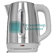 Чайник электрический Delta Lux DE-1015 серый 2кВт, 1.8 л