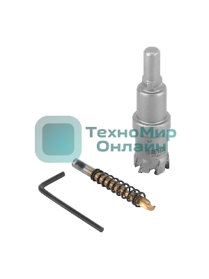 Коронка по металлу Denzel твердосплавная, 22 мм