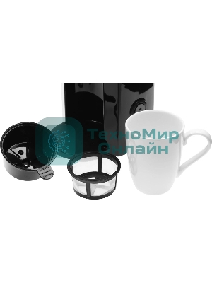 Кофеварка капельная Kitfort KT-763 350Вт черный