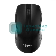 Мышь беспроводная Gembird MUSW-320 черный, 1000 dpi, радиоканал, USB, кнопки - 3
